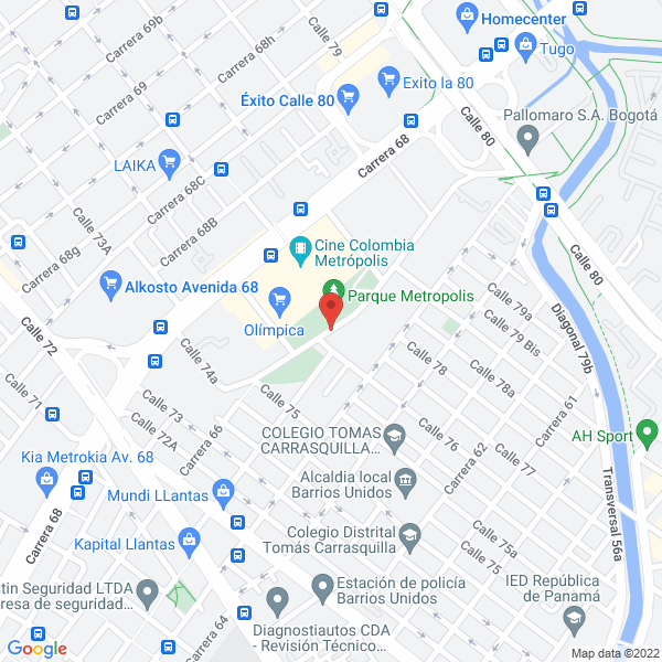 Mapa de Ballistic Technology