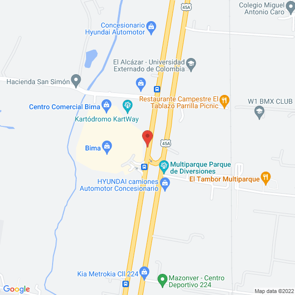 Mapa de Autonet