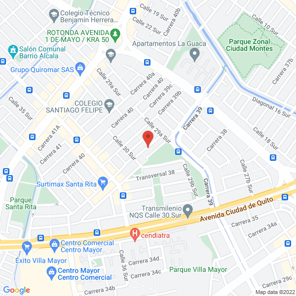 Mapa de C Y P Avaluos S.A.S.