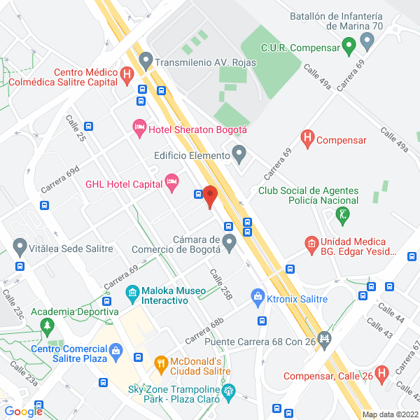Mapa de C&F Colombia S.A.S.
