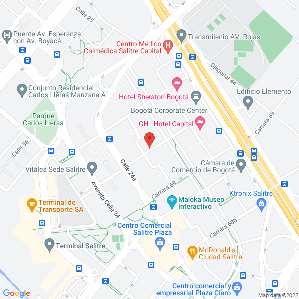 Mapa de Cds Consultores S.A.S.