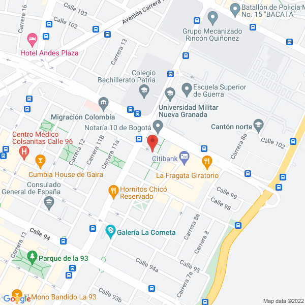Mapa de Caja De Auxilios Y Prestaciones De Acdac Caxdac