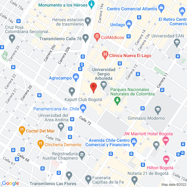 Mapa de Calcular Asesorias Matemática