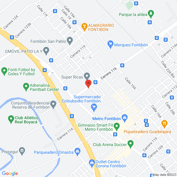 Mapa de Compañía Llantera S.A.