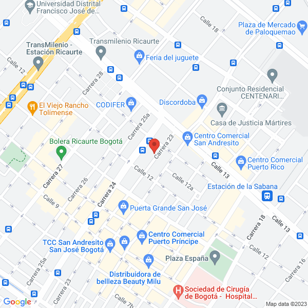 Mapa de Compañia De Tuberías Y Válvulas S.A.S.