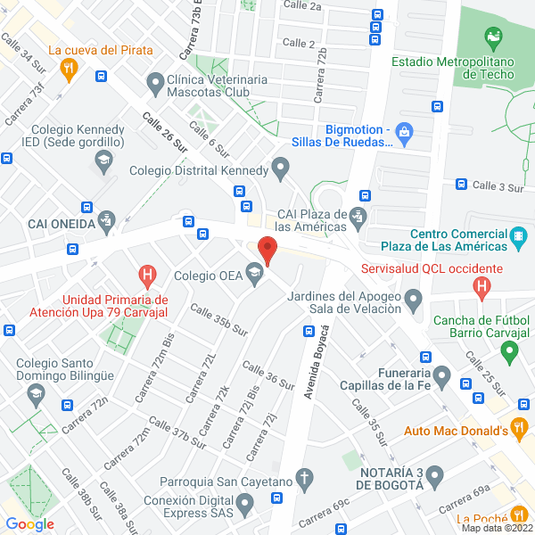 Mapa de Compañia Internacional De Líquidos Ltda.