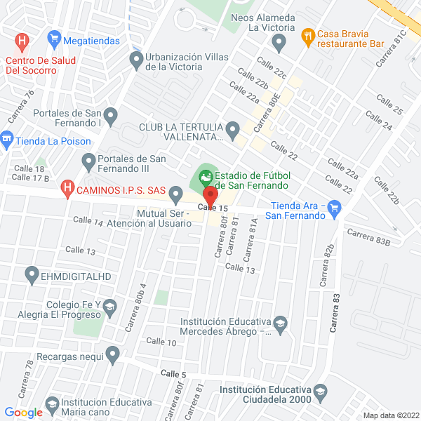 Map of Compra Venta Serviefectivo