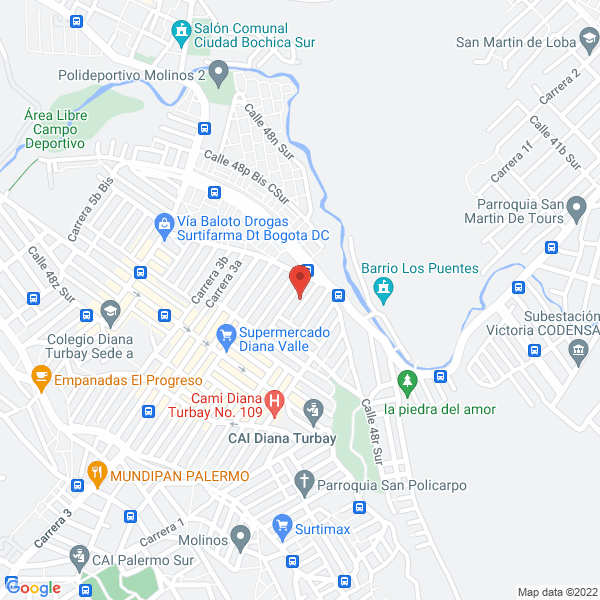 Mapa de Colfivi