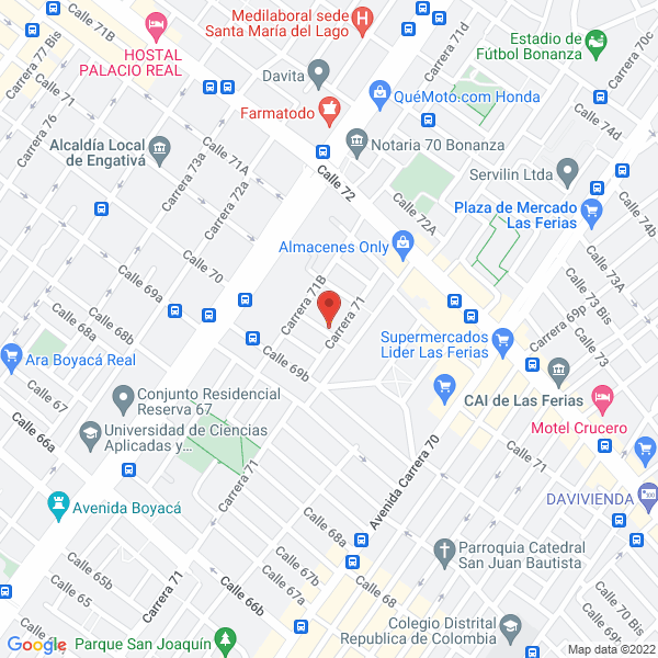 Mapa de Crear Perfiles S.A.S.