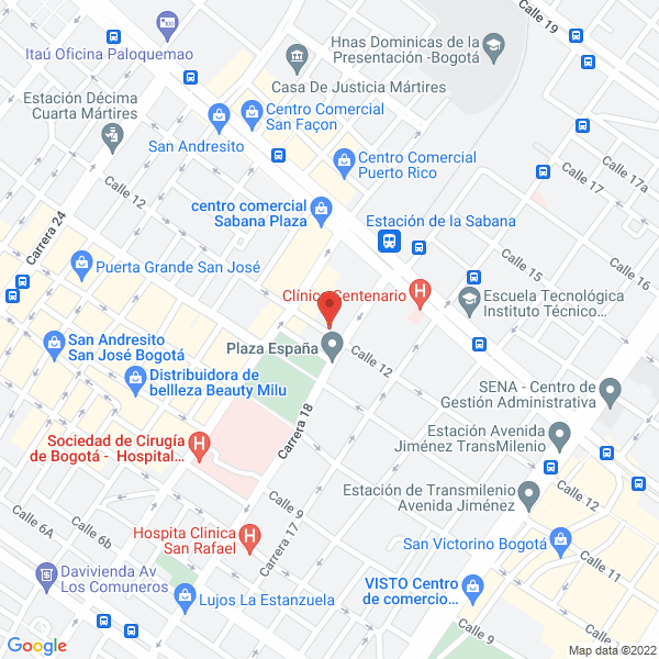 Mapa de Comercializadora Angelo E.U.