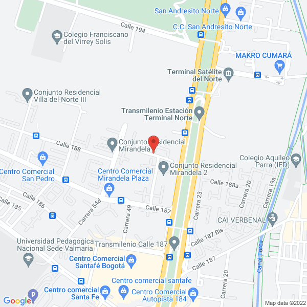 Mapa de Comercializadora De Plásticos Fenix Eu