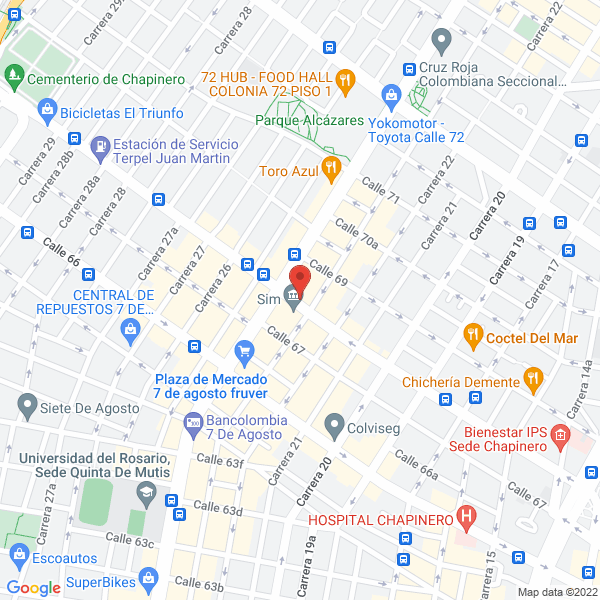 Mapa de Compucortés S.A.S