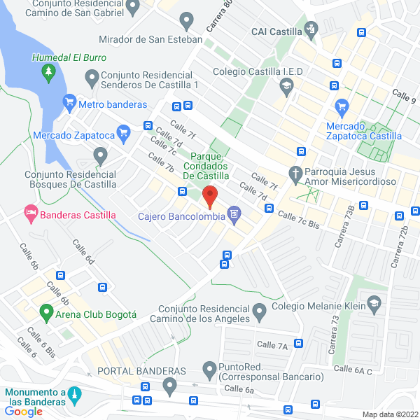 Mapa de Comercializadora Optisol S.A.S.