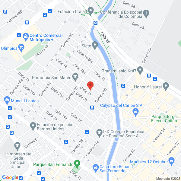 Mapa de Comercializadora Productos Del Campo Procamp