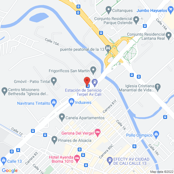 Mapa de Comercializadora Rausan Ltda
