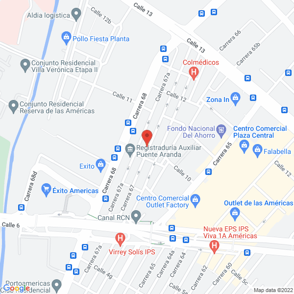 Mapa de La Confiteria