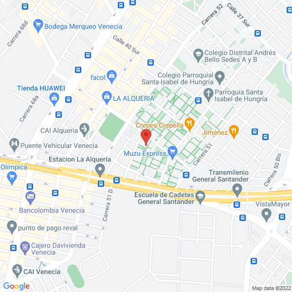 Mapa de Comercializadora San Miguel