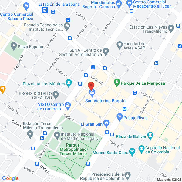 Mapa de Distribuidora De Productos Naturales Ims