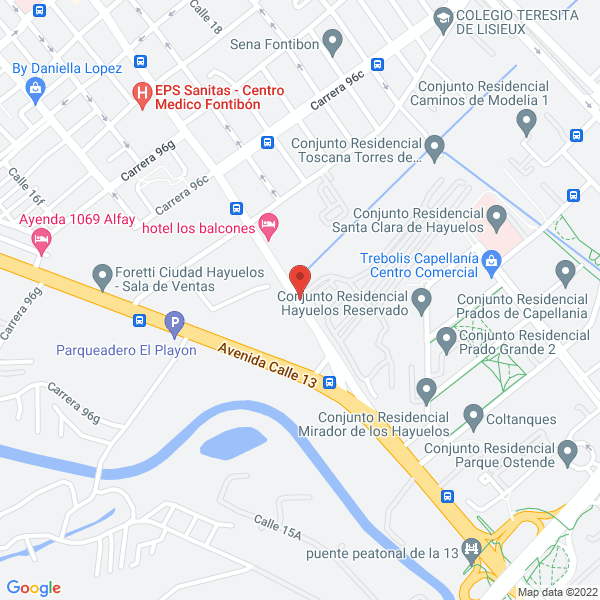 Mapa de Comercializadora Tracto Láser S.A.S