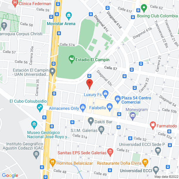 Mapa de Compañía De Consultoría Ambiental Ltda