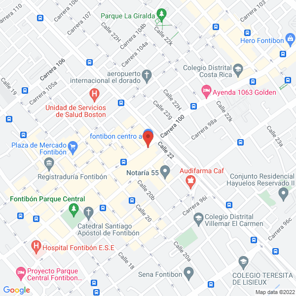Mapa de Compañia De Inversiones Fontibón S.A.