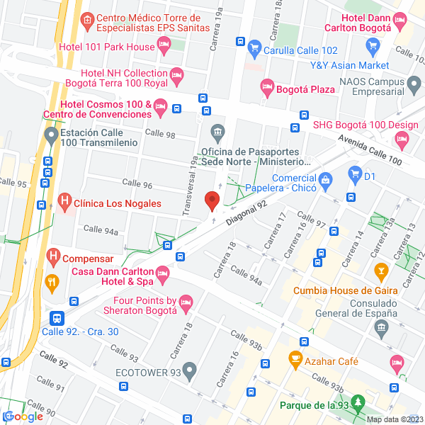 Mapa de Consejo Profesional De Ingeniería Química
