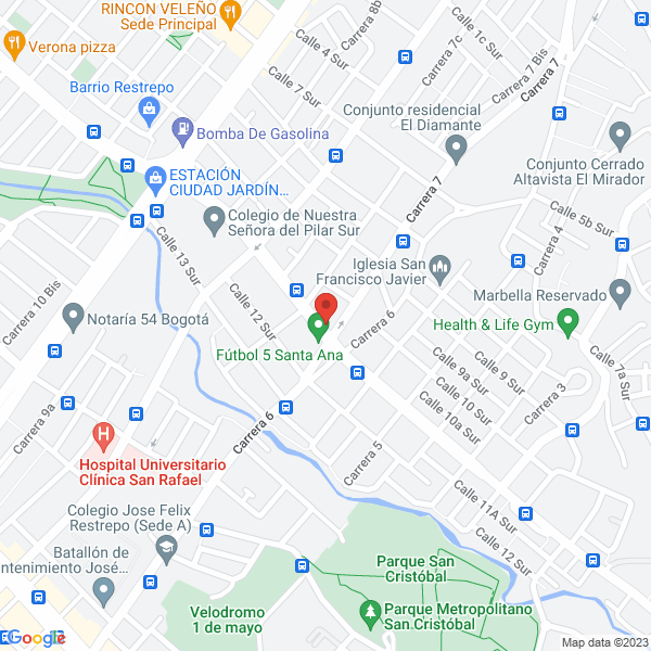 Mapa de Deposito Miselánea Del Sur Ltda.