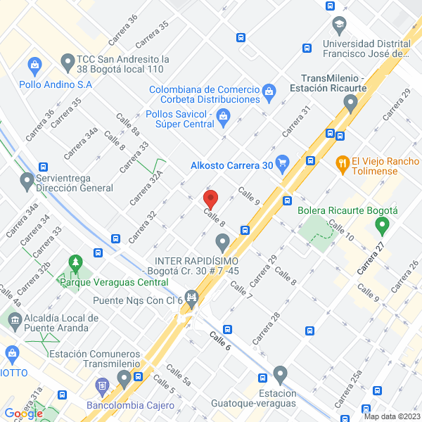 Mapa de Deposito Sierra