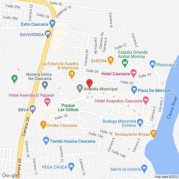 Map of Compu Tiendas Caucasia