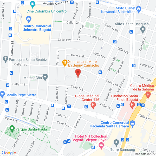 Mapa de Comsocial S.A.