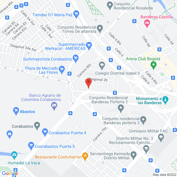 Mapa de Comtucar S.A.S.