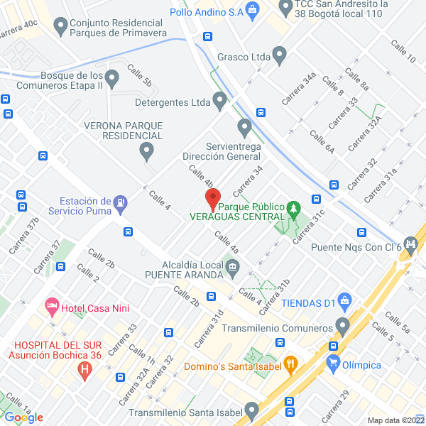 Mapa de Comercializadora Canam Diesel S.A.S.