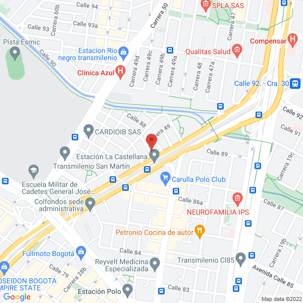 Mapa de Comercializadora Comerkol S.A.