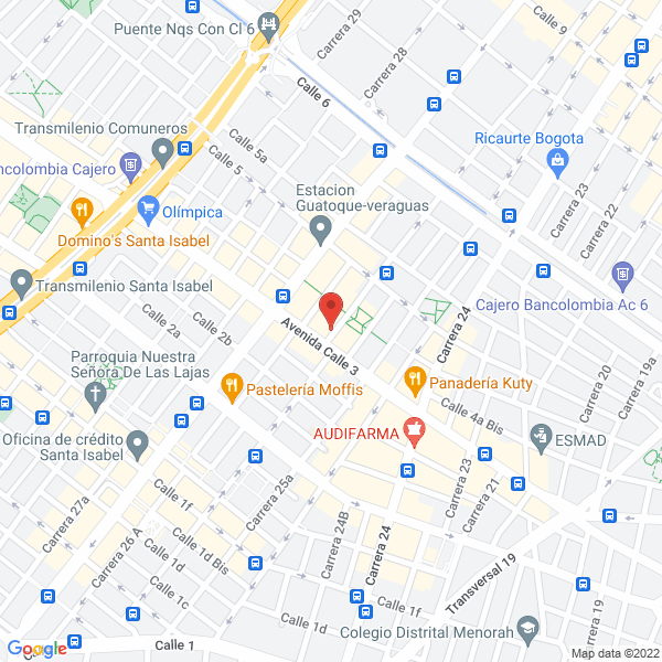 Mapa de Comercializadora Diesel S.A.S