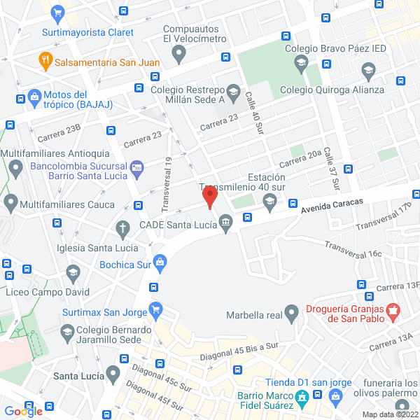 Mapa de Comercializadora Edyplas Ltda.