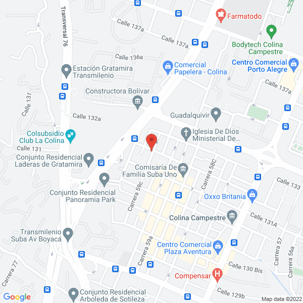 Mapa de Comercializadora El Cid