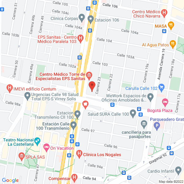 Mapa de Dbk S.A.S.