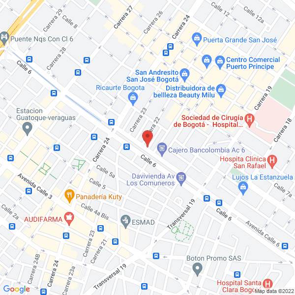 Mapa de Diesel Comuneros Ltda.
