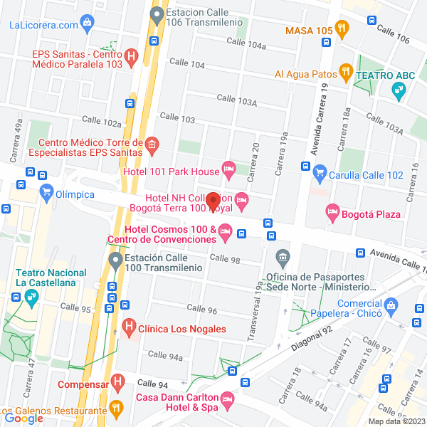 Mapa de Coordinadores De Seguros Ltda