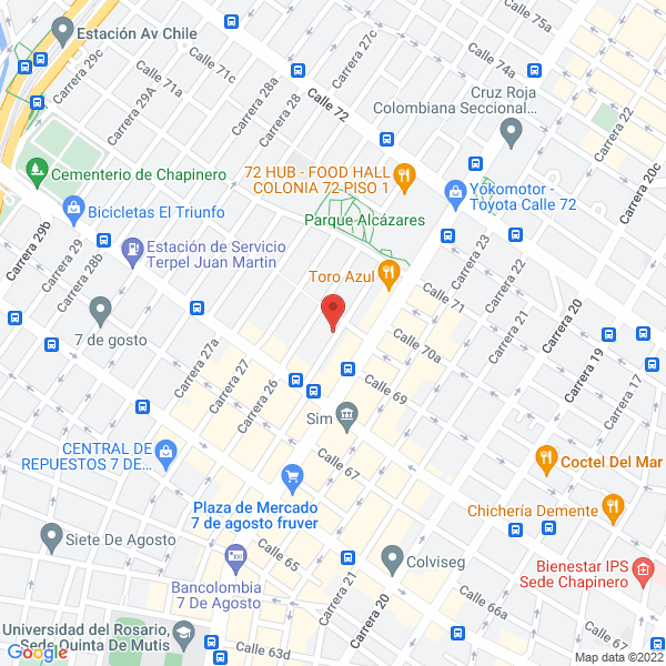 Mapa de Discamargo S.A.