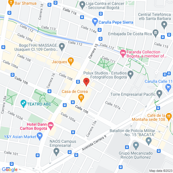 Mapa de Consultorio Médico Doctor Daniel Anzola I.P.S. S.A.S.
