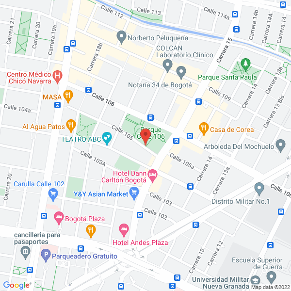 Mapa de Consultorio Odontológico Carlos Torres