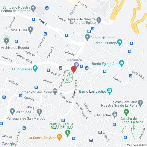 Mapa de Consultorio Odontologico César Augusto Sanabria