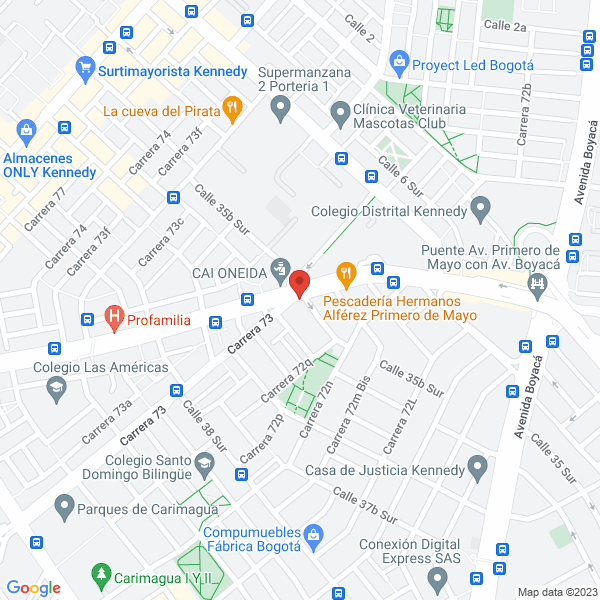 Mapa de Corincauca Ltda.