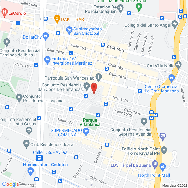 Mapa de Corporación Creaciones Licons