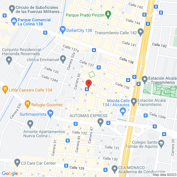 Mapa de Corporación Creo