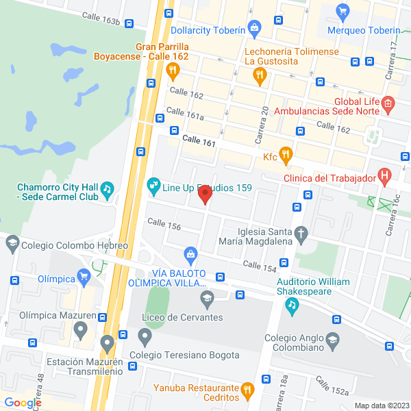 Mapa de Corporación De Capacitadores Nuevo Milenio Ltda