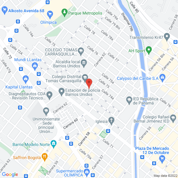 Mapa de Comercializadora Solo Llaves S.A.S
