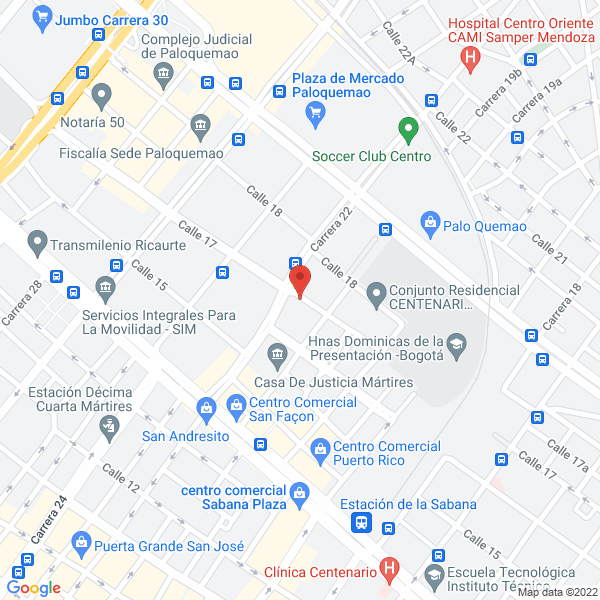 Mapa de Comercializadora Vigia S.A. C.I.