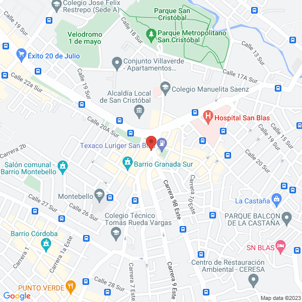 Mapa de Deposito Pinto